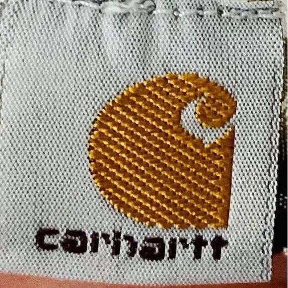 Carhartt Shirt Mens Medium Plaid Short Sleeve Button Down Shirt Relaxed Fit - Picture 3 of 5